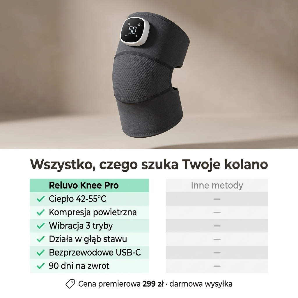 Reluvo Knee Pro™ — masażer kolana 3w1
