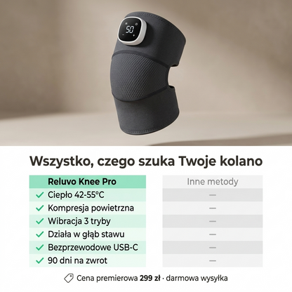 Reluvo Knee Pro™ — masażer kolana 3w1