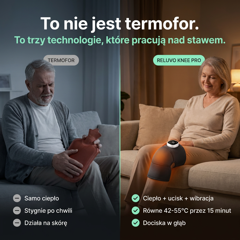 Reluvo Knee Pro™ — masażer kolana 3w1