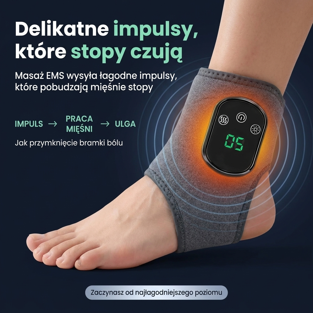 Reluvo Foot EMS™ — masażer stóp 3w1