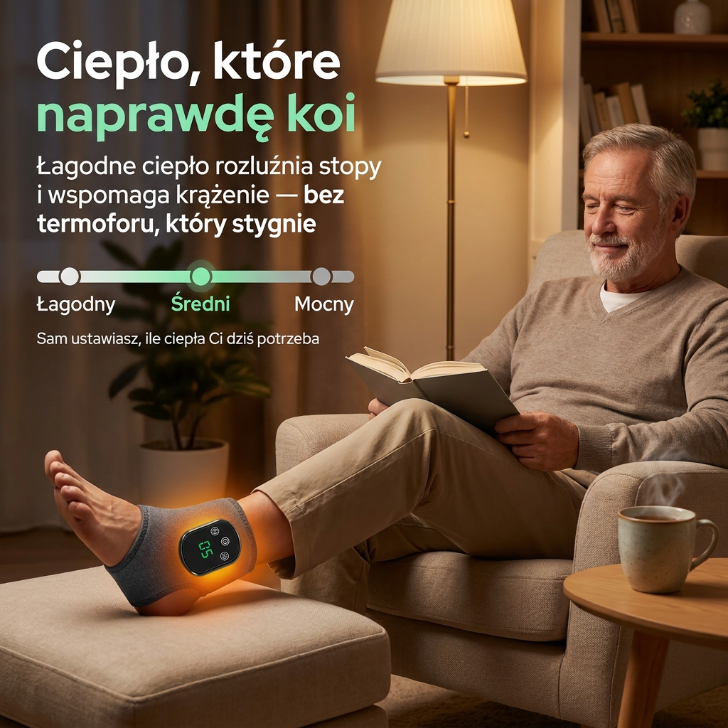 Reluvo Foot EMS™ — masażer stóp 3w1
